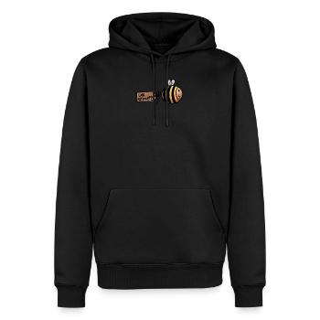 Abeilles heureux abeilles apiculteurs - Sweat à capuche Premium bio Homme - noir - Devant - Nico (187cm)