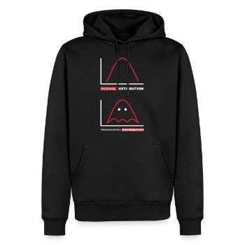 Datenanalyse Datentechnik Business Intelligence - Männer Premium Bio Hoodie - Schwarz - Vorne - Nico (187cm)