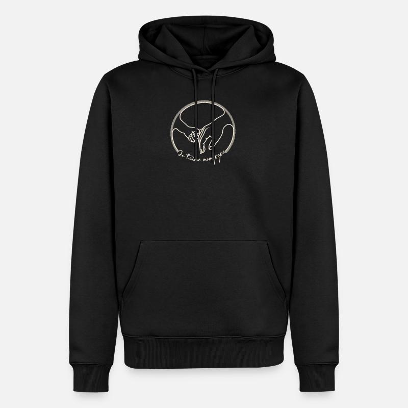 Vatertag - Männer Premium Bio Hoodie - Schwarz