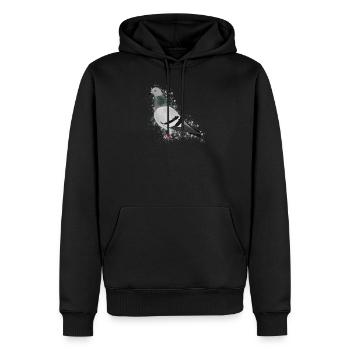 Taube Vogel Vogelfreund Vogelbeobachter - Männer Premium Bio Hoodie - Schwarz - Vorne - Nico (187cm)