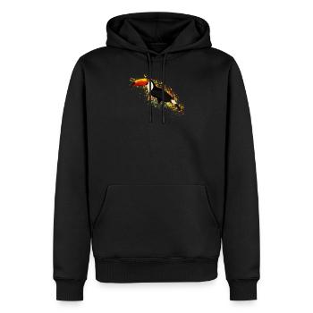 Tukan Vogel Vogelfreund Vogelbeobachter - Männer Premium Bio Hoodie - Schwarz - Vorne - Nico (187cm)