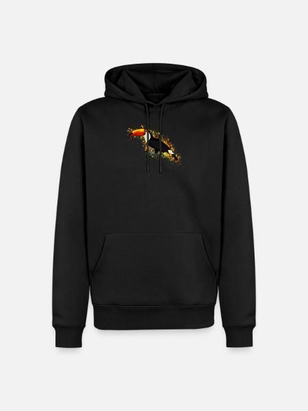 Toucan Bird Bird Lover Birdwatcher - Men’s Premium Organic Hoodie - black