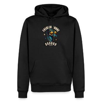 Serpent Glam Couture - Sweat à capuche Premium bio Homme - noir - Devant - Nico (187cm)