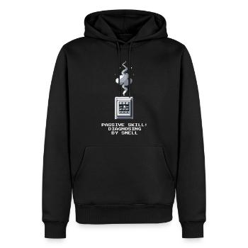 Troubleshooting by nose | Electrician Insider - Men’s Premium Organic Hoodie - black - Front - Nico (187cm)