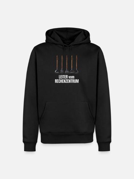 Leiter Vom Rechenzentrum Gartenarbeit Gärtner - Männer Premium Bio Hoodie - Schwarz