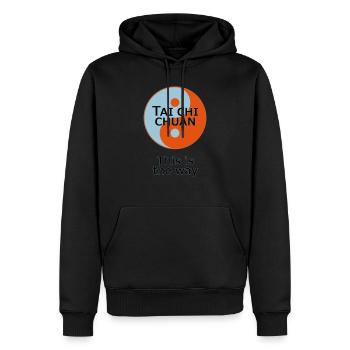 Tai Chi Chuan This is the way Yin Yang Taiji Vekto - Männer Premium Bio Hoodie - Schwarz - Vorne - Nico (187cm)