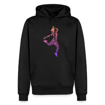 Breakdancer Breakdance Frauen Mädchen Breakdancing - Männer Premium Bio Hoodie - Schwarz - Vorne - Nico (187cm)
