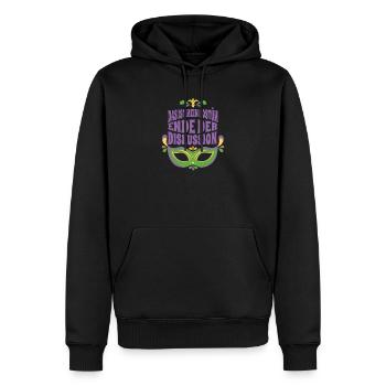 Karneval Das Ist Mein Kostüm Ende Der Diskussion - Männer Premium Bio Hoodie - Schwarz - Vorne - Nico (187cm)