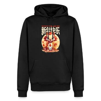 Year Of The Dragon Happy Chinese New Year 2024 - Männer Premium Bio Hoodie - Schwarz - Vorne - Nico (187cm)