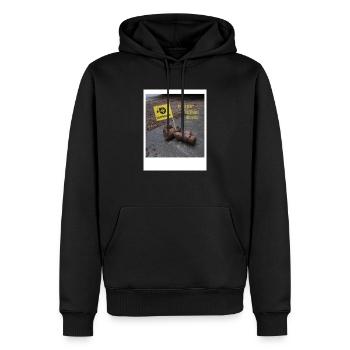 Ist das Kunst - Männer Premium Bio Hoodie - Schwarz - Vorne - Nico (187cm)