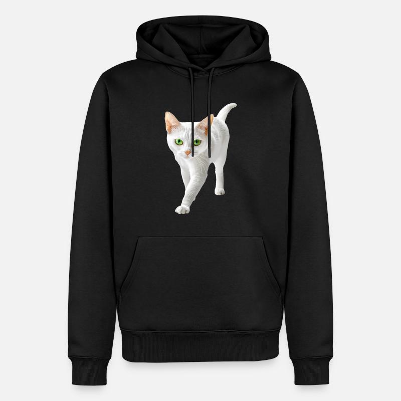 Japanischer Bobtail - Männer Premium Bio Hoodie - Schwarz