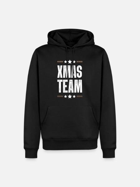 Xmas Team - Men’s Premium Organic Hoodie - black