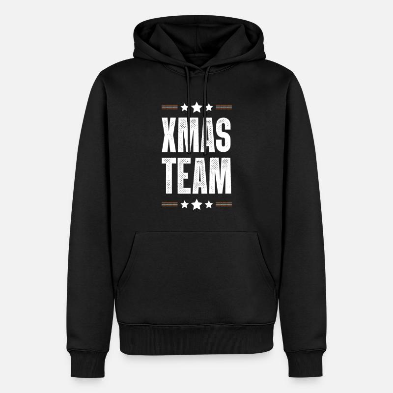 L’équipe de Noël - Sweat à capuche Premium bio Homme - noir