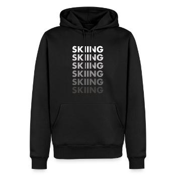 Sport Skiing - Männer Premium Bio Hoodie - Schwarz - Vorne - Nico (187cm)