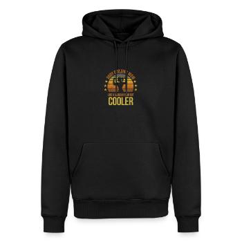 Lustige Bodybuilding Mom Gewichtheber Ventilator Cool - Männer Premium Bio Hoodie - Schwarz - Vorne - Nico (187cm)