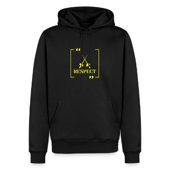 Sabre Fencing - Ideal for a Fencing Fan - Men’s Premium Organic Hoodie - black - Front - Nico (187cm)