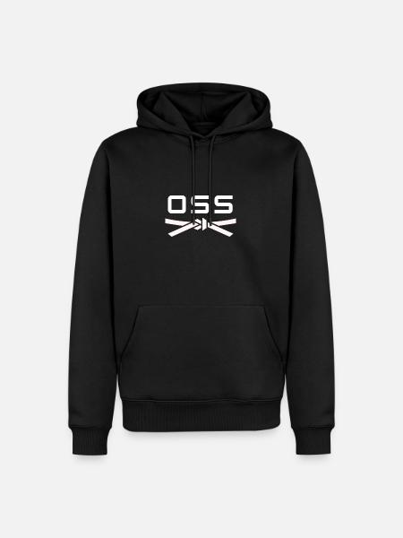 bones - judo gift idea - Men’s Premium Organic Hoodie - black