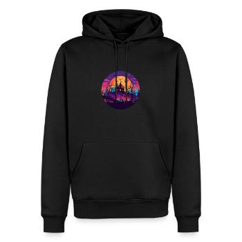 Halloween, the night of the witches - Men’s Premium Organic Hoodie - black - Front - Nico (187cm)