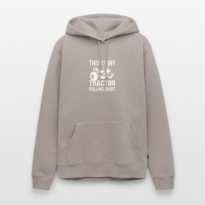 Tractor Pulling Tractor Driver Tractor Puller Männer Premium Bio Hoodie