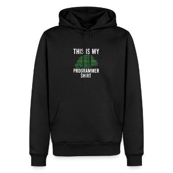 Programmierer Programmierung Informatik Computer - Männer Premium Bio Hoodie - Schwarz - Vorne - Nico (187cm)