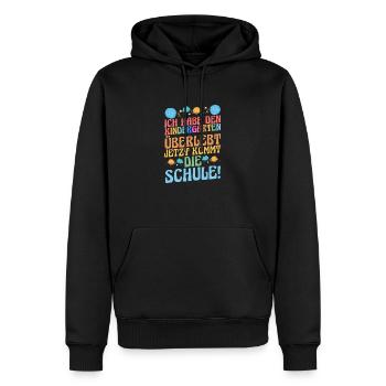 11 Klasse Schulkind Schulanfang Kindergarten Kita - Männer Premium Bio Hoodie - Schwarz - Vorne - Nico (187cm)