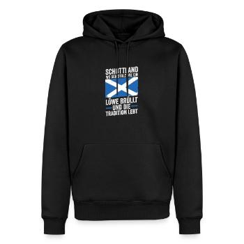 Scots Scottish Scotland - Men’s Premium Organic Hoodie - black - Front - Nico (187cm)