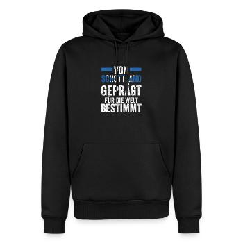 Scots Scottish Scotland - Men’s Premium Organic Hoodie - black - Front - Nico (187cm)