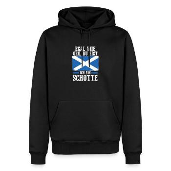 Scots Scottish Scotland - Men’s Premium Organic Hoodie - black - Front - Nico (187cm)