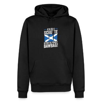 Schotten Schottisch Schottland - Männer Premium Bio Hoodie - Schwarz - Vorne - Nico (187cm)
