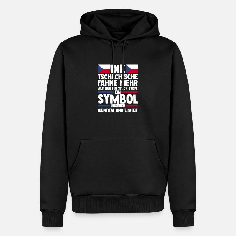 Tschechen Tschechisch Tschechien - Männer Premium Bio Hoodie - Schwarz