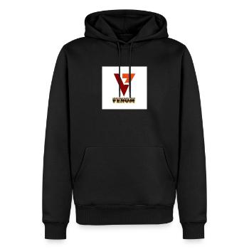 VENOMs1 - Männer Premium Bio Hoodie - Schwarz - Vorne - Nico (187cm)