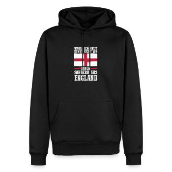 Großbritannien Engländer England - Männer Premium Bio Hoodie - Schwarz - Vorne - Nico (187cm)