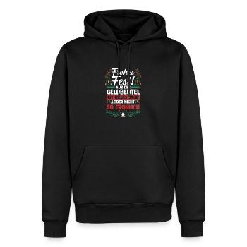 Weihnachtsmann Inflation Weihnachten - Männer Premium Bio Hoodie - Schwarz - Vorne - Nico (187cm)