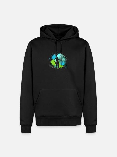 Archer Archery - Men’s Premium Organic Hoodie - black