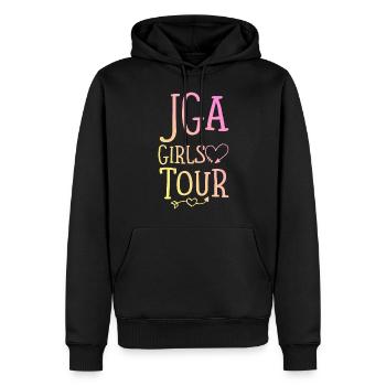Jga Bachelorette Girls Tour - Sweat à capuche Premium bio Homme - noir - Devant - Nico (187cm)