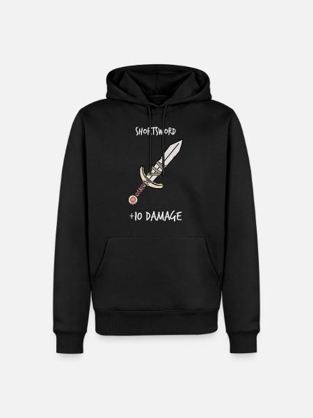 +10 Damage - Men’s Premium Organic Hoodie - black