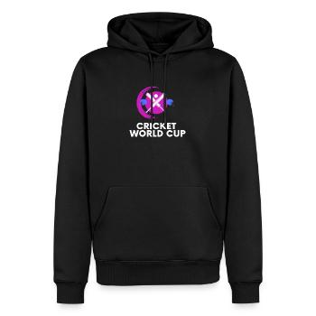 Cricket World Cup: Schlachtfeld der Champions - Männer Premium Bio Hoodie - Schwarz - Vorne - Nico (187cm)