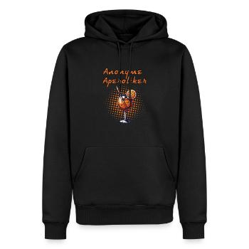 Aperitifs anonymous - Men’s Premium Organic Hoodie - black - Front - Nico (187cm)