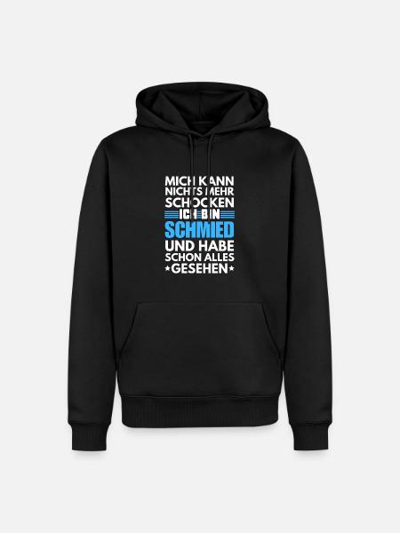 Non-Shockable Blacksmith - Men’s Premium Organic Hoodie - black