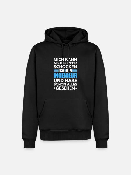 Non-Shockable Engineer - Men’s Premium Organic Hoodie - black