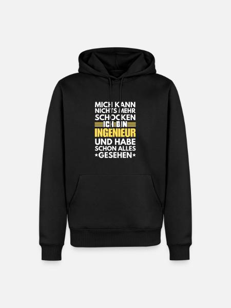 Non-Shockable Engineer - Men’s Premium Organic Hoodie - black