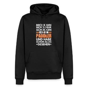 Non-shockable paddler - Men’s Premium Organic Hoodie - black - Front - Nico (187cm)