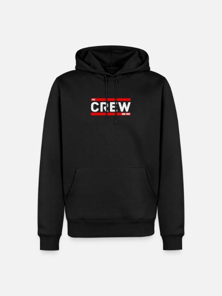 Crew - Men’s Premium Organic Hoodie - black