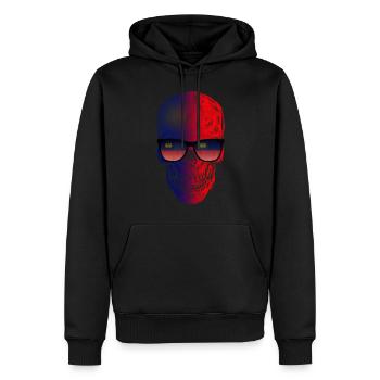 Liechtenstein - Männer Premium Bio Hoodie - Schwarz - Vorne - Nico (187cm)