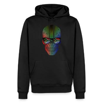 Südafrika - Männer Premium Bio Hoodie - Schwarz - Vorne - Nico (187cm)