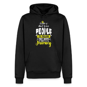 Chef Job Vorgesetzter Angestellter - Männer Premium Bio Hoodie - Schwarz - Vorne - Nico (187cm)