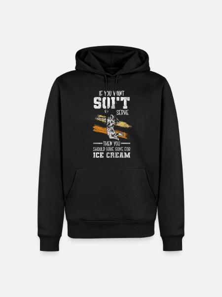 Volleyball Player Team Beach - Men’s Premium Organic Hoodie - black