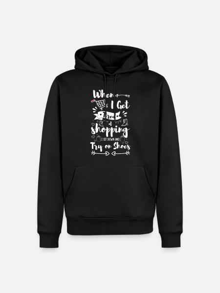 Shopping Gift Shopping Mall - Men’s Premium Organic Hoodie - black