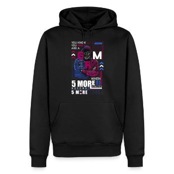 PC Gaming Liga - Männer Premium Bio Hoodie - Schwarz - Vorne - Nico (187cm)