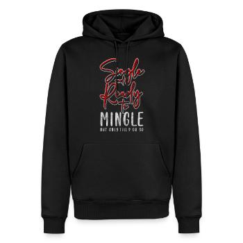 Single Person Freedom Flirting - Men’s Premium Organic Hoodie - black - Front - Nico (187cm)